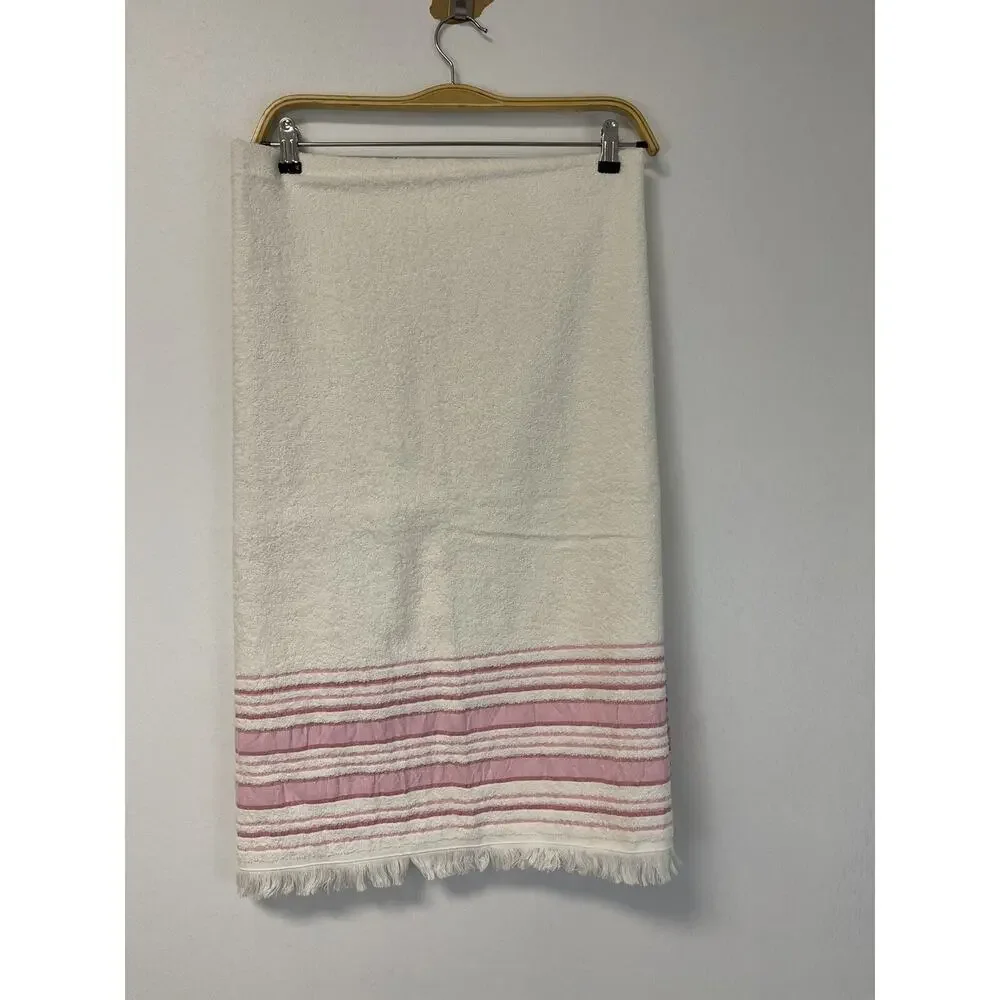 Alex Turkish Towel White Beach Thick Heavyweight Cotton Sauna Gym N119